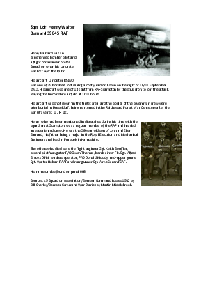 A preview of a PDF biography for Barnard, Henry Walter
